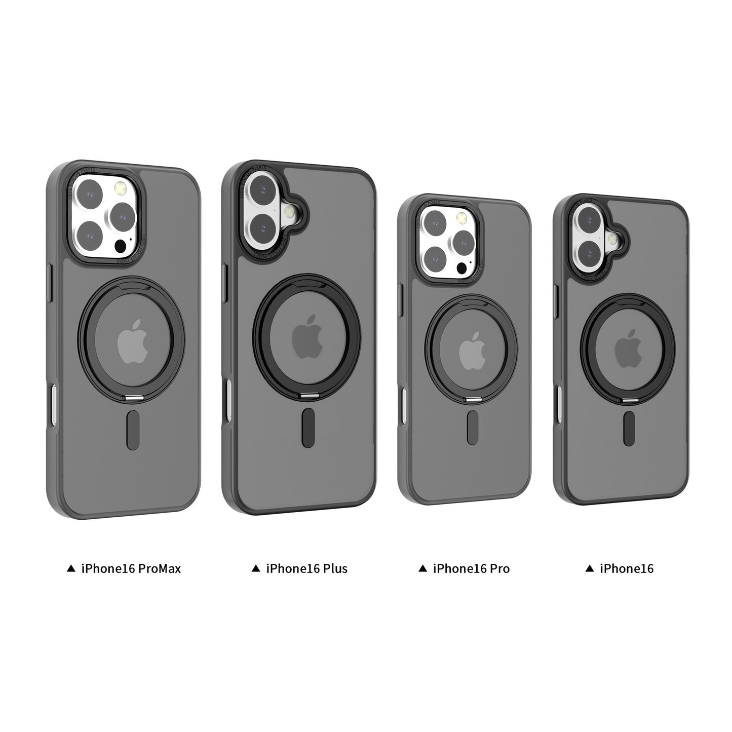 Mocalz Protector Series III Matte Phone Case with Metal Ring Kickstand for S24 Ultra. Hardcover TPU/PC, Anti-Drop, Scratchproof, Shockproof Case.