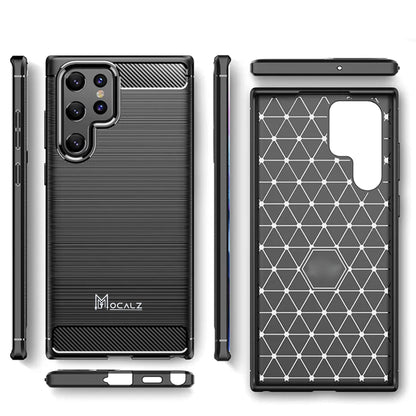 Mocalz Guardian Series I Ultra Slim Protective Cover for Samsung Galaxy S22 | Shockproof Soft TPU Case| Soft Slim Cell Phone Protector(Black)