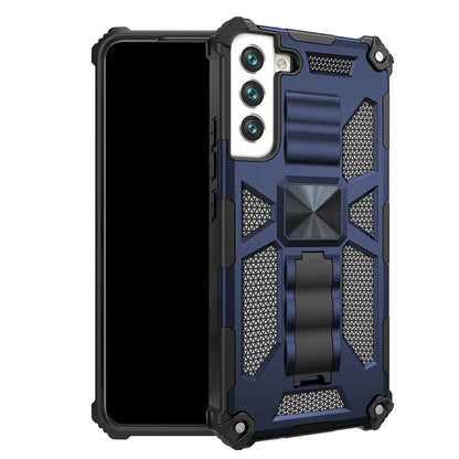 Mocalz Defender Series I Dual Layer Protective S24 Plus Case with Metal Kickstand | Rugged, Drop-Tested, Shockproof Mobile Cover for S24+